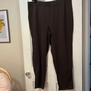Woman Within brand new brown slacks women’s plus size 24.